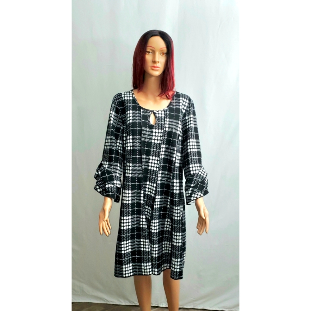 Women's Houndstooth Print dress